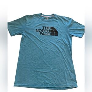 North Face T-shirt, teal, men’s size medium